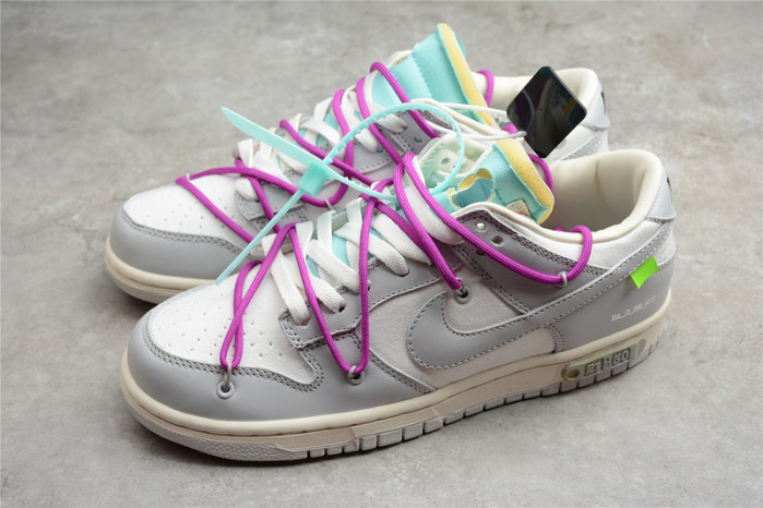 of nike dunk low 01 of 50 ow dm1602-100