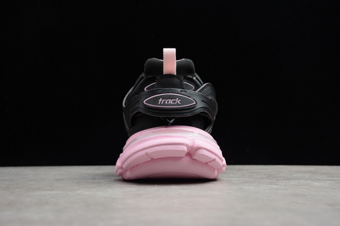 (led) bl track trainers sneaker black pink 10605