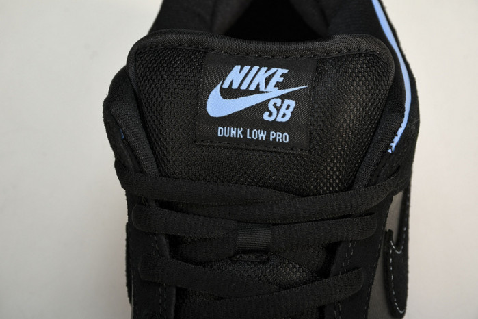 nike sb skateboard dunk low pro black 304292-048