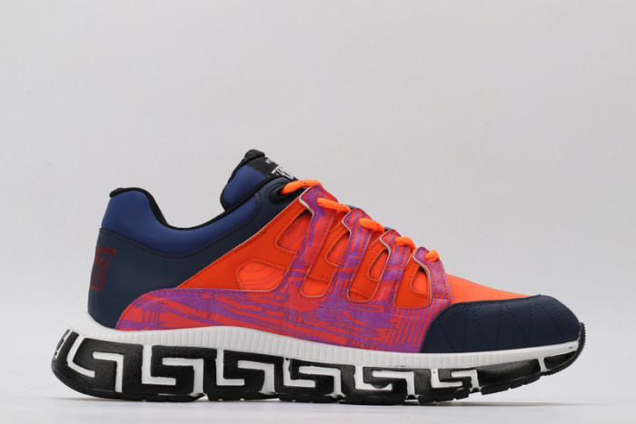vse chain reaction orange sneaker