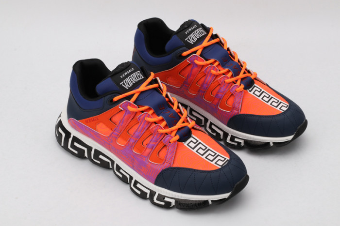 vse chain reaction orange sneaker