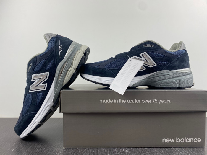 new Ba1an*e 990v3 m1vsa navy denim m990nb3