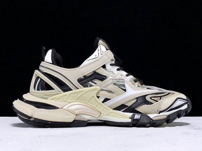 bl track trainers sneaker beige black h903p069