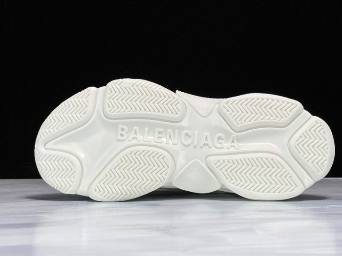 bl triple s trainers letters white h903p8085