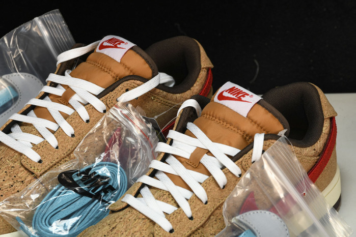nike dunk low sp clot cork fn0317-121